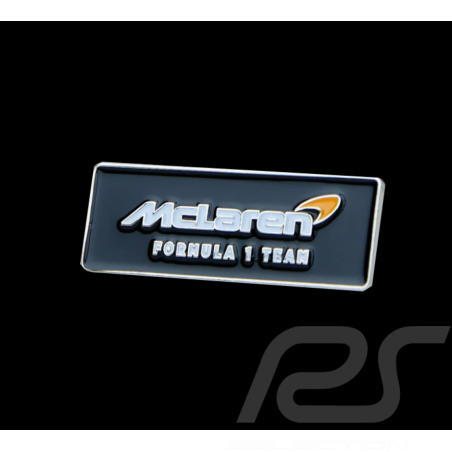 McLaren Badge F1 Team pin's Rechteckiges Logo  Schwarz 2025