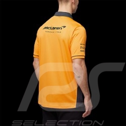 Polo McLaren F1 Team Norris Piastri Gris Anthracite / Orange Papaya TM0824 - homme