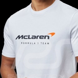 T-shirt McLaren F1 Team Norris Piastri Core Essential Weiß - Herren