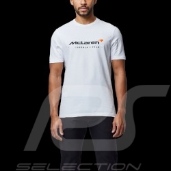 T-shirt McLaren F1 Team Norris Piastri Core Essential White - men