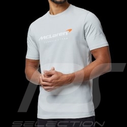 T-shirt McLaren F1 Team Norris Piastri Core Essential Gris Orage - homme