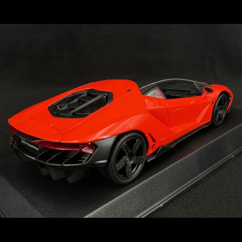 Lamborghini Centenario 2017 Orange Arancio Argos 118 Maisto 31386