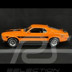 Ford Mustang Mach 1 1970 Orange / Schwarz 1/18 Maisto 31453O