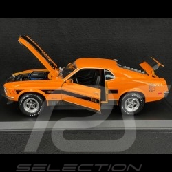 Ford Mustang Mach 1 1970 Orange / Black 1/18 Maisto 31453O