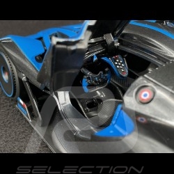 Bugatti Bolide W16 2021 Frankreich Blau / Schwarz 1/18 Bburago 11047B