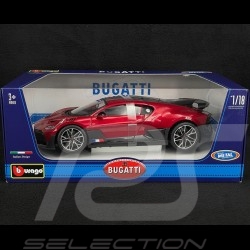 Bugatti Divo 2018 Red / Black 1/18 Bburago 11045R