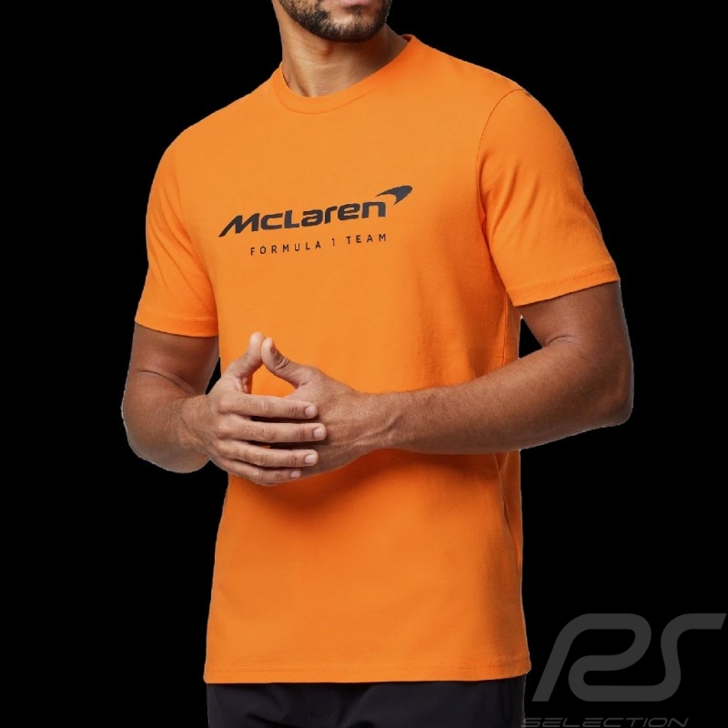 T-shirt McLaren F1 Team Norris Piastri Core Essential Papaya Orange - Herren