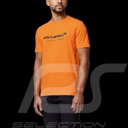 T-shirt McLaren F1 Team Norris Piastri Core Essential Orange Papaya - homme