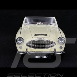 Austin Healey 3000 Mk 1 1960 type BN7 Blanc Anglais 1/18 Kyosho KYO8149EW