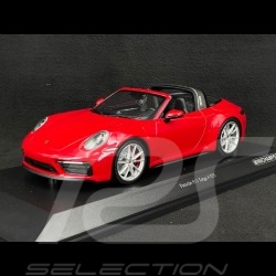 Porsche 911 Targa 4 GTS 2021 Type 992 Rouge Carmin 1/18 Minichamps 155061062