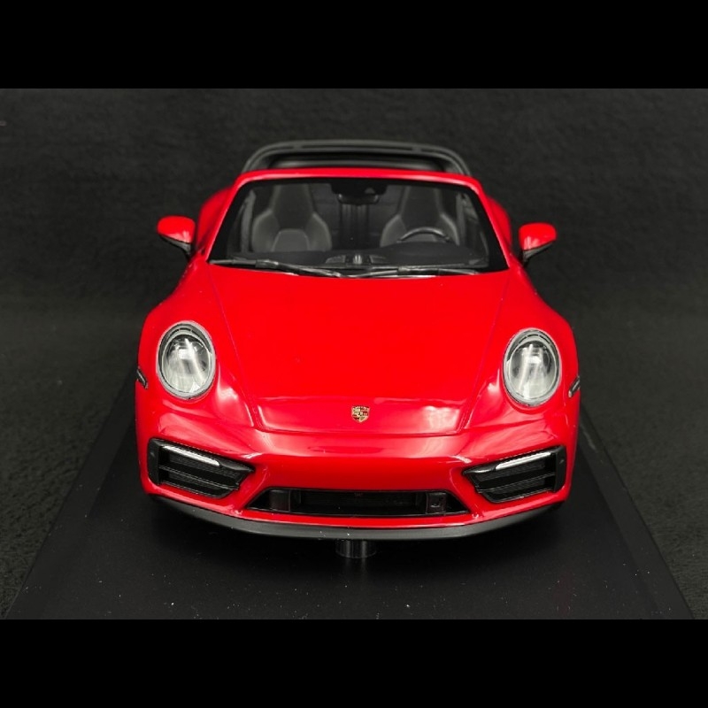 MINICHAMPS Porsche 911 Targa 4 1:18 Voiture en Moulé Sous Pression - Rouge (155061062) | Achetez sur