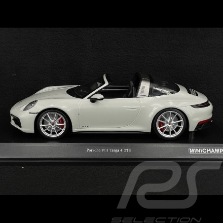 Porsche 911 Targa 4 GTS 2021 type 992 Crayon Grey 1/18 Minichamps 155061064