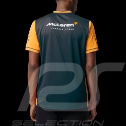 T-shirt McLaren F1 Team Norris Piastri Set Up Papaya Orange / Anthrazitgrau TM0823 - herren