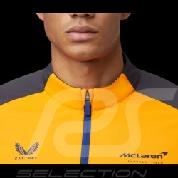 Pullover McLaren F1 Team Norris Piastri Midlayer Papaya Orange / Anthrazitgrau TM0880 - herren