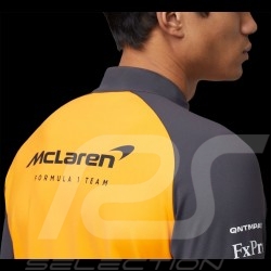 Pullover McLaren F1 Team Norris Piastri Midlayer Papaya Orange / Anthrazitgrau TM0880 - herren