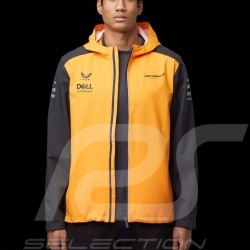 Jacket McLaren F1 Team Norris Piastri Rain Jacket Papaya Orange / Anthracite Grey TM0826 - men