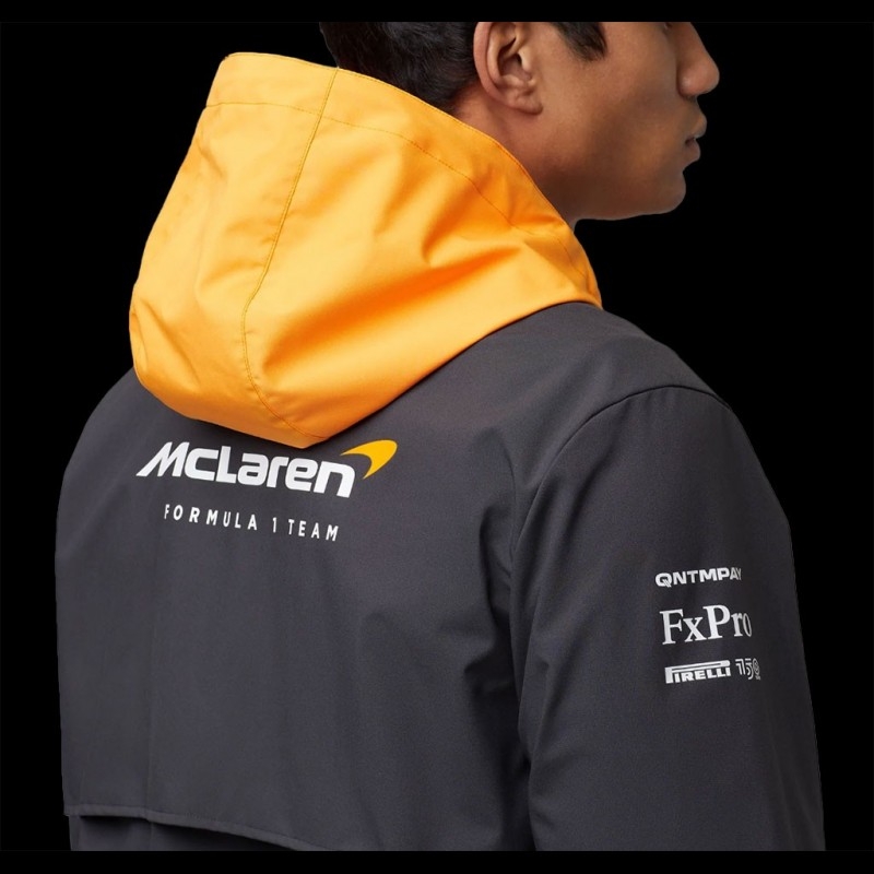 Jacke McLaren F1 Team Norris Piastri Regenjacke Papaya Orange