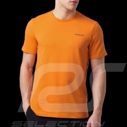 T-shirt McLaren F1 Team Norris Piastri Core Essentials Emblem Orange Papaya - homme