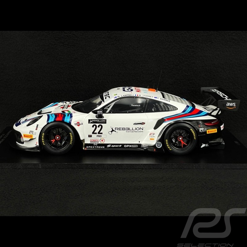 Porsche 911 GT3 R Nr 22 24h Spa 2021 GPX Martini Racing 1/18 Spark 18SB038