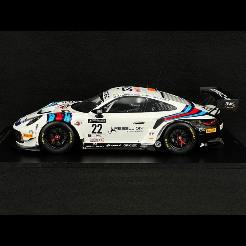 Porsche 911 GT3 R n° 22 24h Spa 2021 GPX Martini Racing 1/18 Spark 18SB038