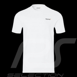 T-shirt McLaren F1 Team Norris Piastri Core Essentials Emblem Blanc - homme