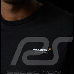 T-shirt McLaren F1 Team Norris Piastri Monaco Slogan Black TM1465 - men