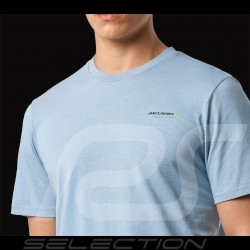T-shirt McLaren F1 Team Norris Piastri Monaco Slogan Light Blue TM1465 - men