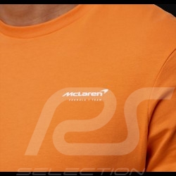 T-shirt McLaren F1 Team Norris Piastri Monaco Slogan Orange Papaya TM1455 - homme