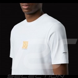 T-shirt McLaren F1 Team Norris Piastri Monaco Graphique Blanc TM1458 - homme