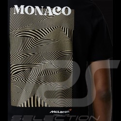 T-shirt McLaren F1 Team Norris Piastri Monaco Graphic Schwarz TM1458 - herren