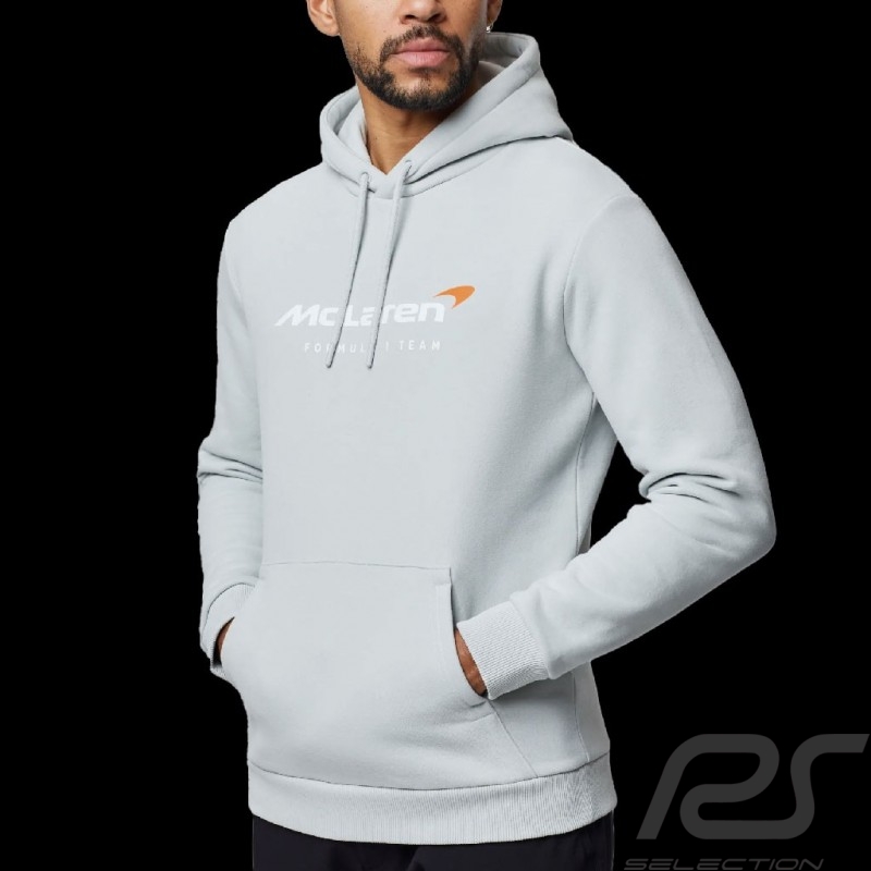 McLaren Jacke F1 Team Norris Piastri Hoodie Core Essentials Stormgrau - Herren