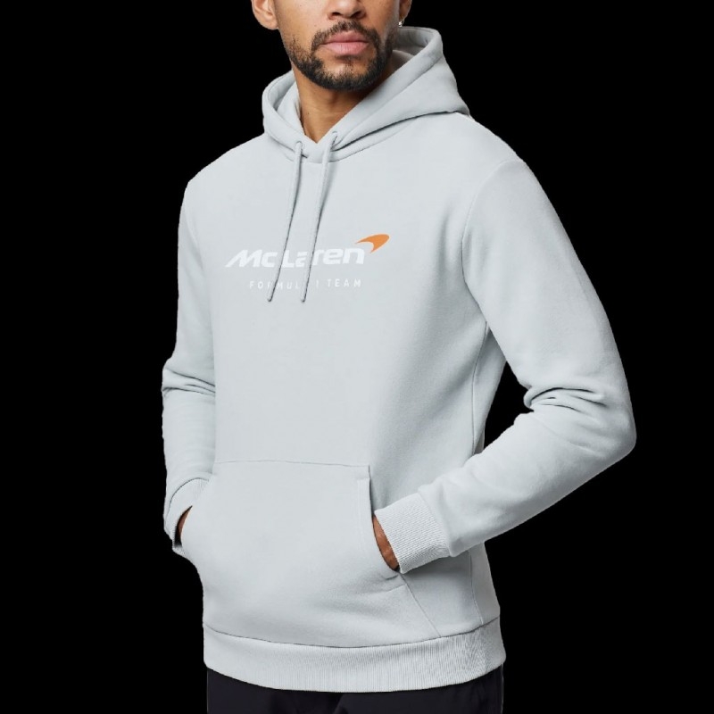 McLaren F1 Women's Core Essentials Logo Hoodie-Papaya