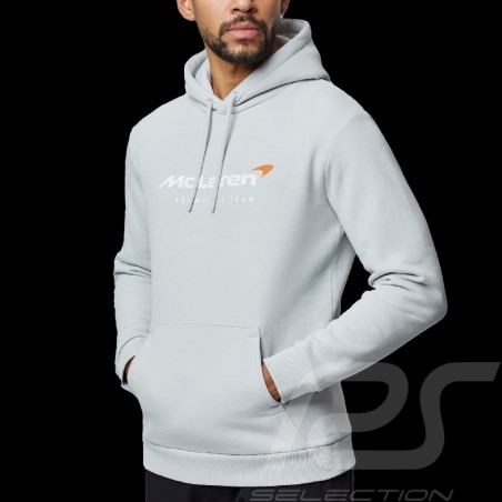 Veste McLaren F1 Team Norris Piastri Hoodie Core Essentials Gris Orage - homme