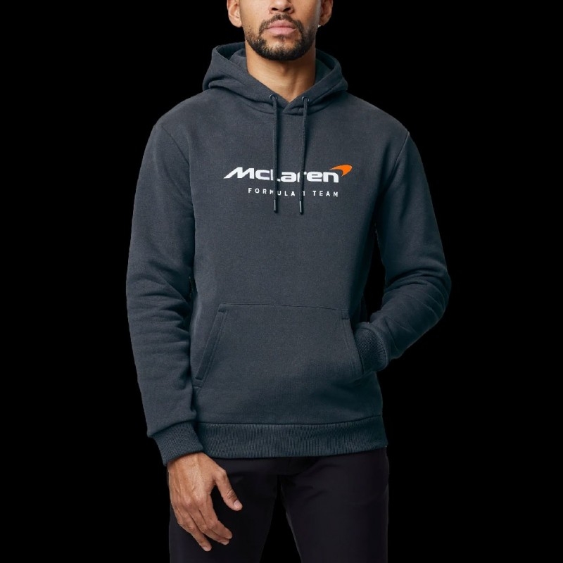 McLaren Sweatshirt F1 Team Norris Piastri Hoodie Core Essentials Phantom  Grey - men