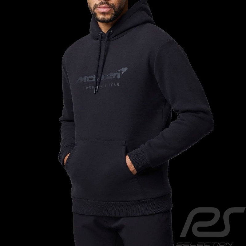 McLaren Jacke F1 Team Norris Piastri Hoodie Core Essentials Schwarz - Herren