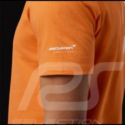 T-shirt McLaren F1 Lando Norris Nr 4 Pilote Monaco Papaya Orange TM1463 - herren