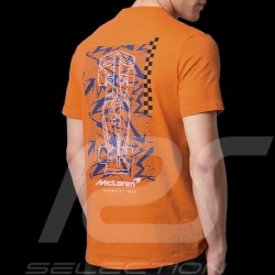 T-shirt McLaren F1 Team Norris Piastri Dynamic Pack Orange Papaya - homme