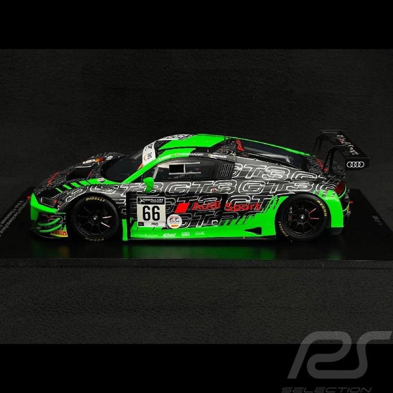 Audi R8 LMS GT3 n° 66 24h Spa 2020 Rowe Racing 1/18 Spark 18SB017