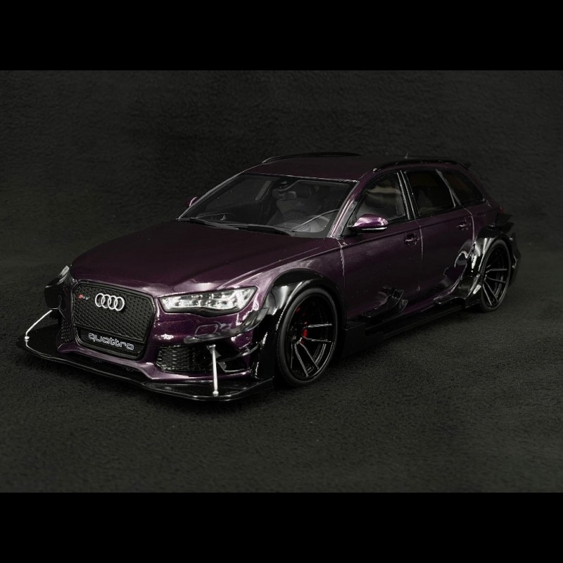 Audi RS6 Avant C7 Body Kit 2018 violet 1/18 GT Spirit GT864