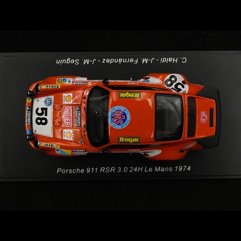 SPARK-MODEL S5088 Scale 1/43 | PORSCHE 911 CARRERA RSR 3.0 N 58 24h LE MANS 1975 J.FITZPATRICK