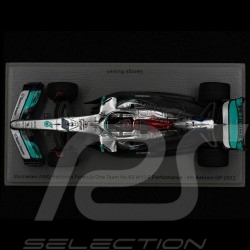 George Russell Mercedes-AMG-Petronas F1 W13E Nr 63 2022 Bahrein F1 Grand Prix 1/43 Spark S8516