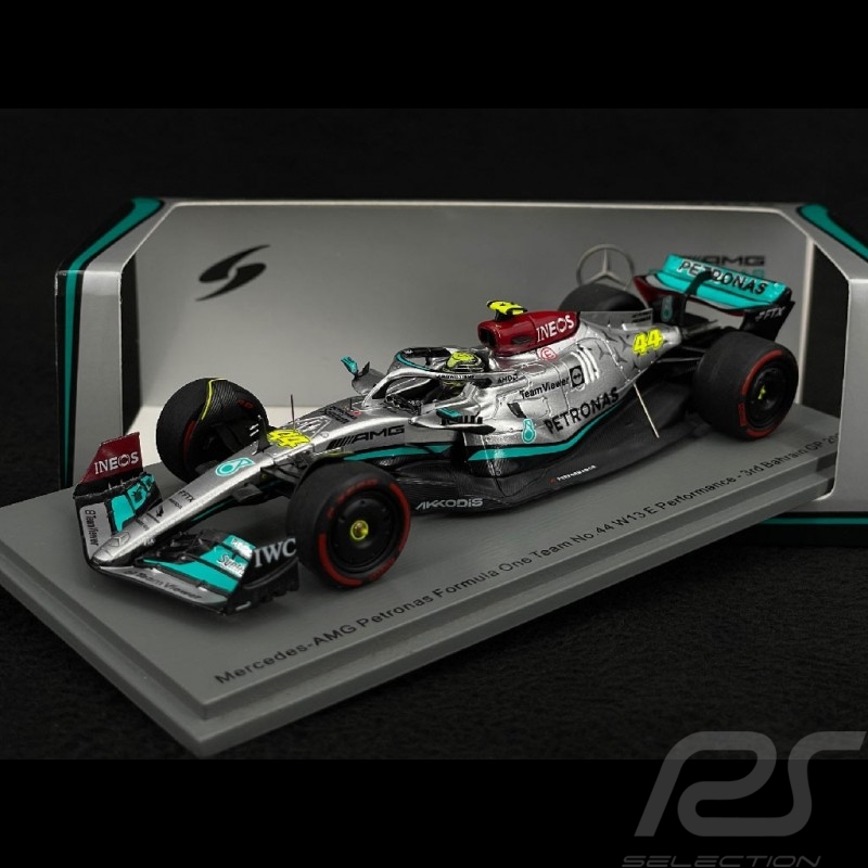 Lewis Hamilton Mercedes-AMG-Petronas F1 W13E Nr 44 2022 Bahrein F1 Grand Prix 1/43 Spark S8515