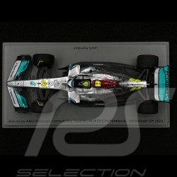 Lewis Hamilton Mercedes-AMG-Petronas F1 W13E n° 44 2022 Bahrein F1 Grand Prix 1/43 Spark S8515