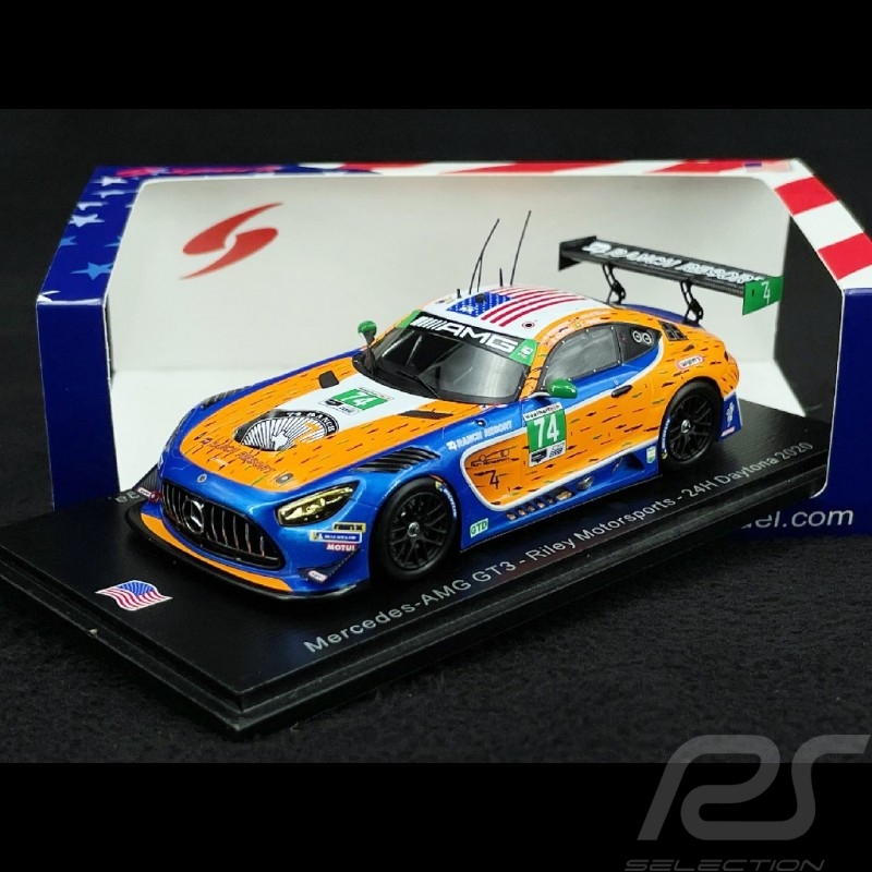 Mercedes-AMG GT3 Nr 74 Sieger 24h Daytona 2020 Riley Motorsports 1/43 Spark US130