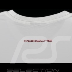T-shirt Porsche 911 Pleuel Essential Weiß / Burgundyrot WAP670PESS - Herren
