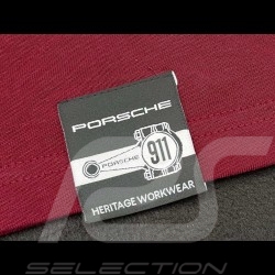 T-shirt Porsche Logo Ecusson Essential Burgundy Red WAP671PESS - men T-shirt Porsche Logo Ecusson Essential Burgundy Red WAP671PESS - men
