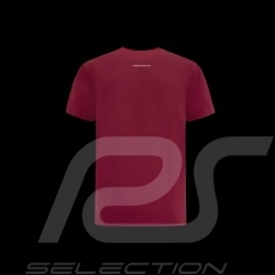 T-shirt Porsche Logo Ecusson Essential Burgundyrot WAP671PESS - Herren