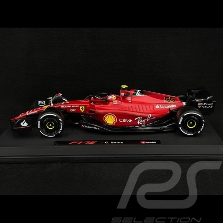 Carlos Sainz Ferrari F1 SF22 F1 Nr 55 F1 World Championship 2022 1/18 Bburago 16811S