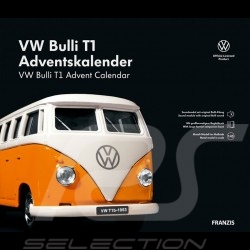 Volkswagen Adventskalender VW Bulli T1 weiß / orange 1963 1/43 4019631551344