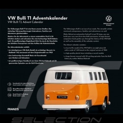 Calendrier de l'avent Volkswagen VW Bulli T1 blanc / orange 1963 1/43 4019631551344